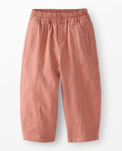 Twill Barrel Pants in Rose Dawn - main