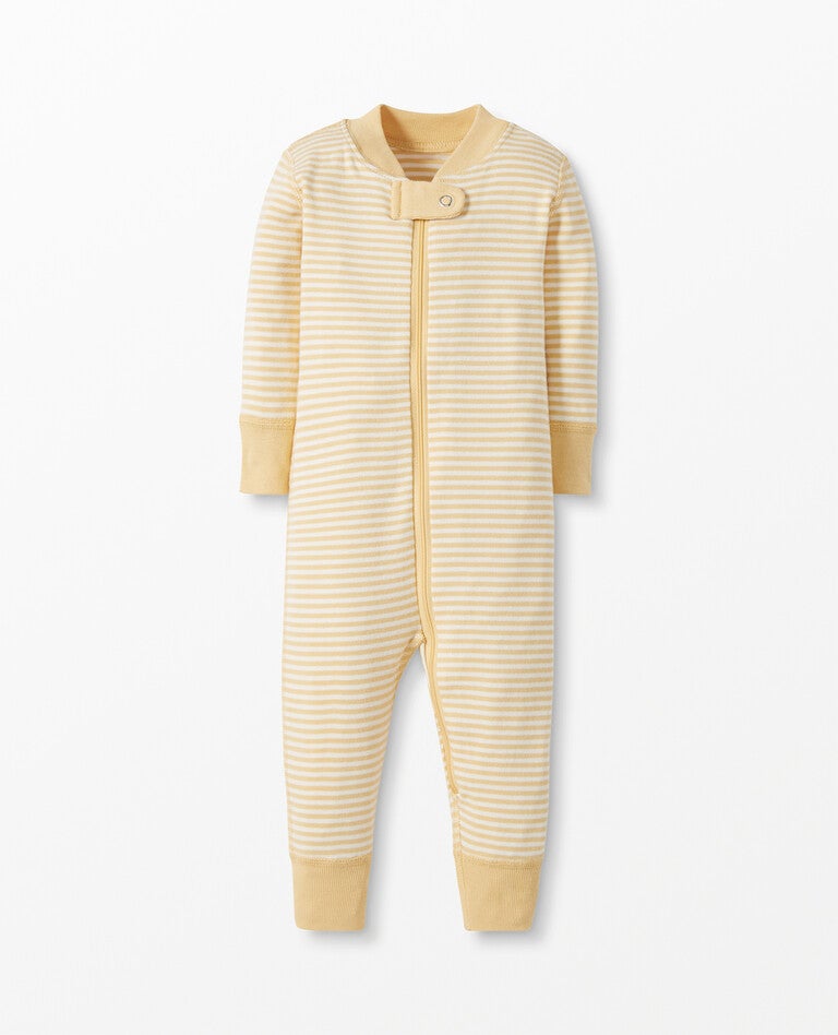 Baby Zip Sleeper In Organic Cotton in Half Light - main