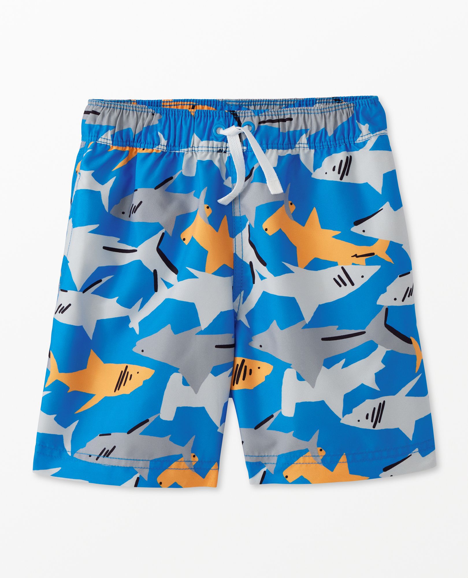Boys shark swim trunks hot sale
