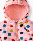 Recycled Insulated Full Zip Snowsuit in Petal Pink - main