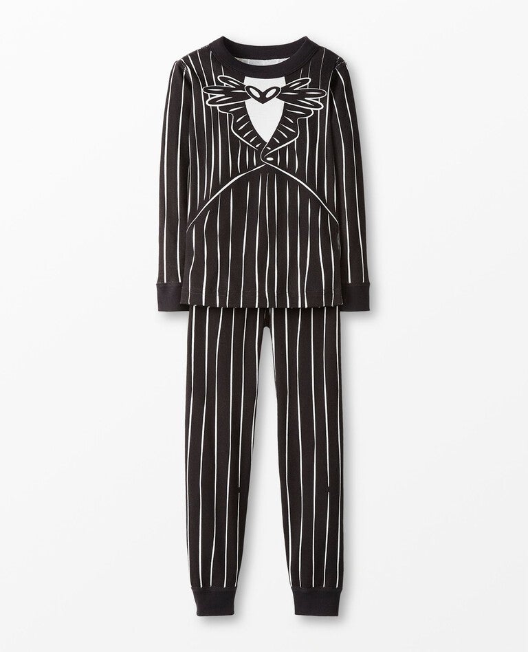 Kids The Nightmare Before Christmas Costume Long John Pajama Set in Jack Skellington Costume - main