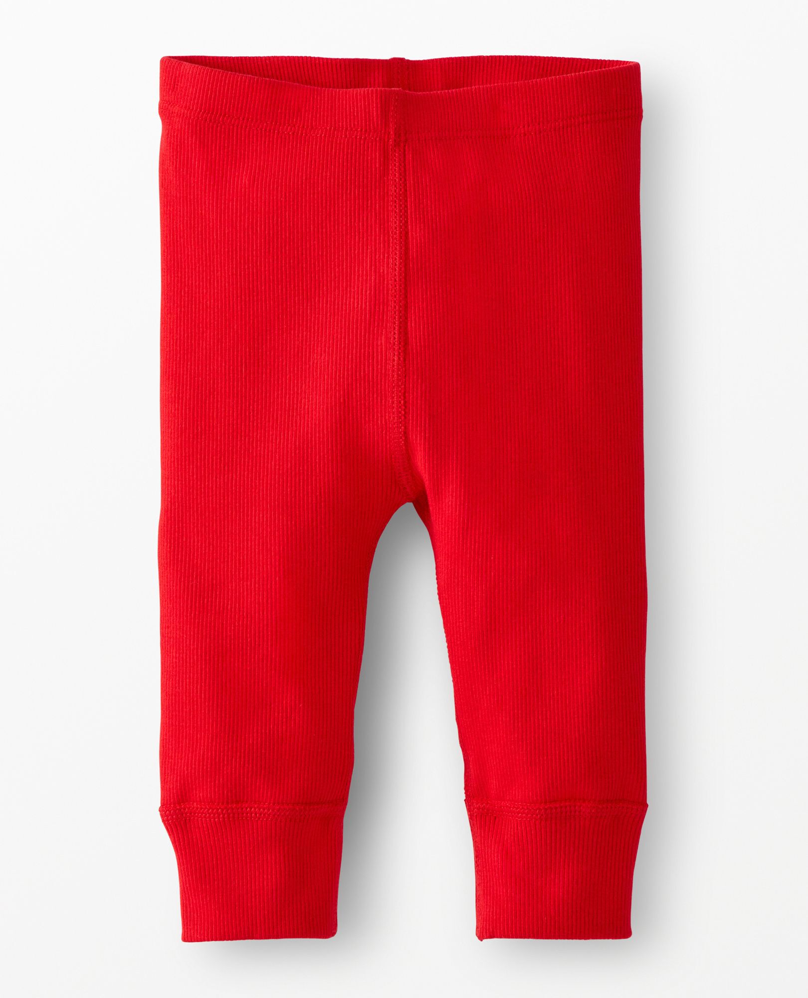 Baby Ribbed Leggings in Ribbon Red - main