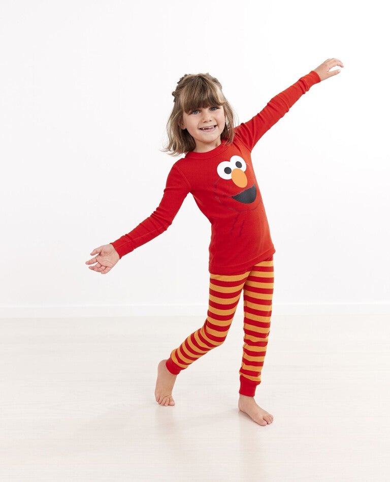 Onaangeroerd Mam St Sesame Street Long John Pajama Set | Hanna Andersson