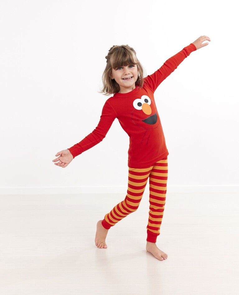 Sesame Street Long John Pajama Set