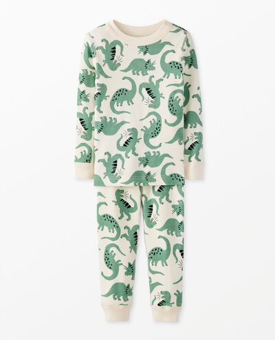 HannaJams™ Pajama Set in Jasper the Green Dino - main