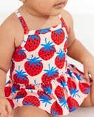 Baby Recycled Skirted One Piece Swimsuit in Super Strawberries - main