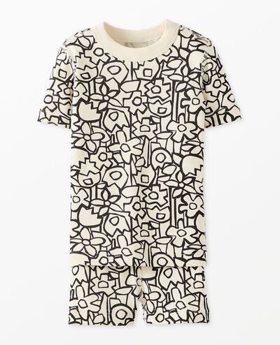 HannaJams™ Pajama Set in Full Bloom on Ecru - main