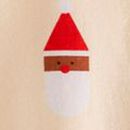 Adult Holiday Flannel Pajama Pants in Scandi Santa on Almond Oil - swatch