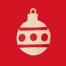 Holiday HannaJams™ Pajama Set in Ornamental Ornaments on Red Ember - swatch