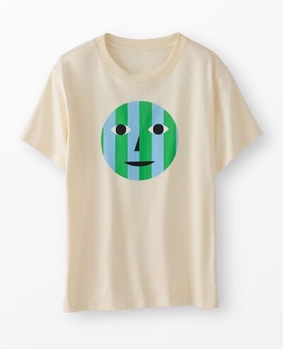 Adult Dusen Dusen Relaxed Fit Graphic T-Shirt in Ecru - main