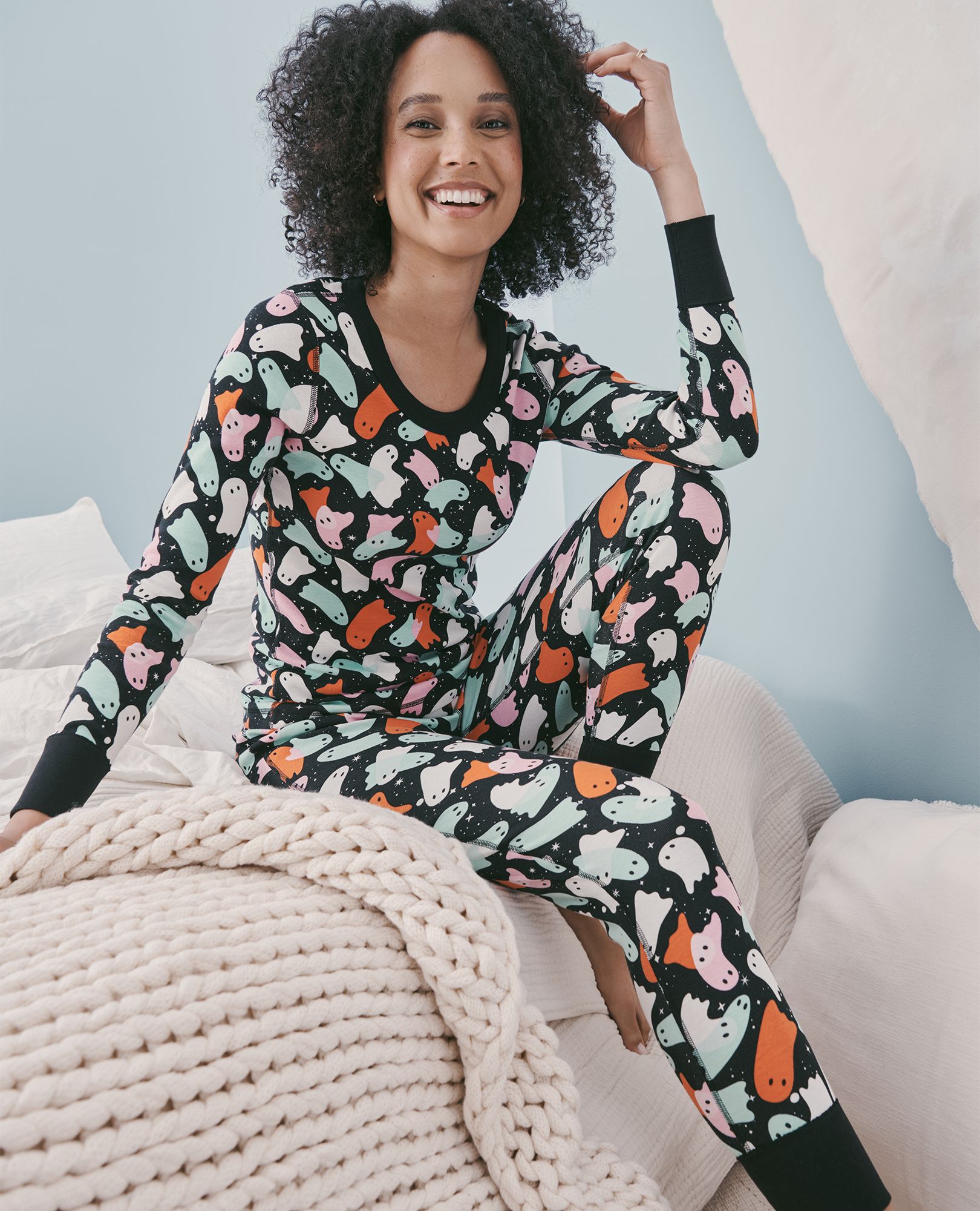 Women s Halloween Long John Pajama Pants