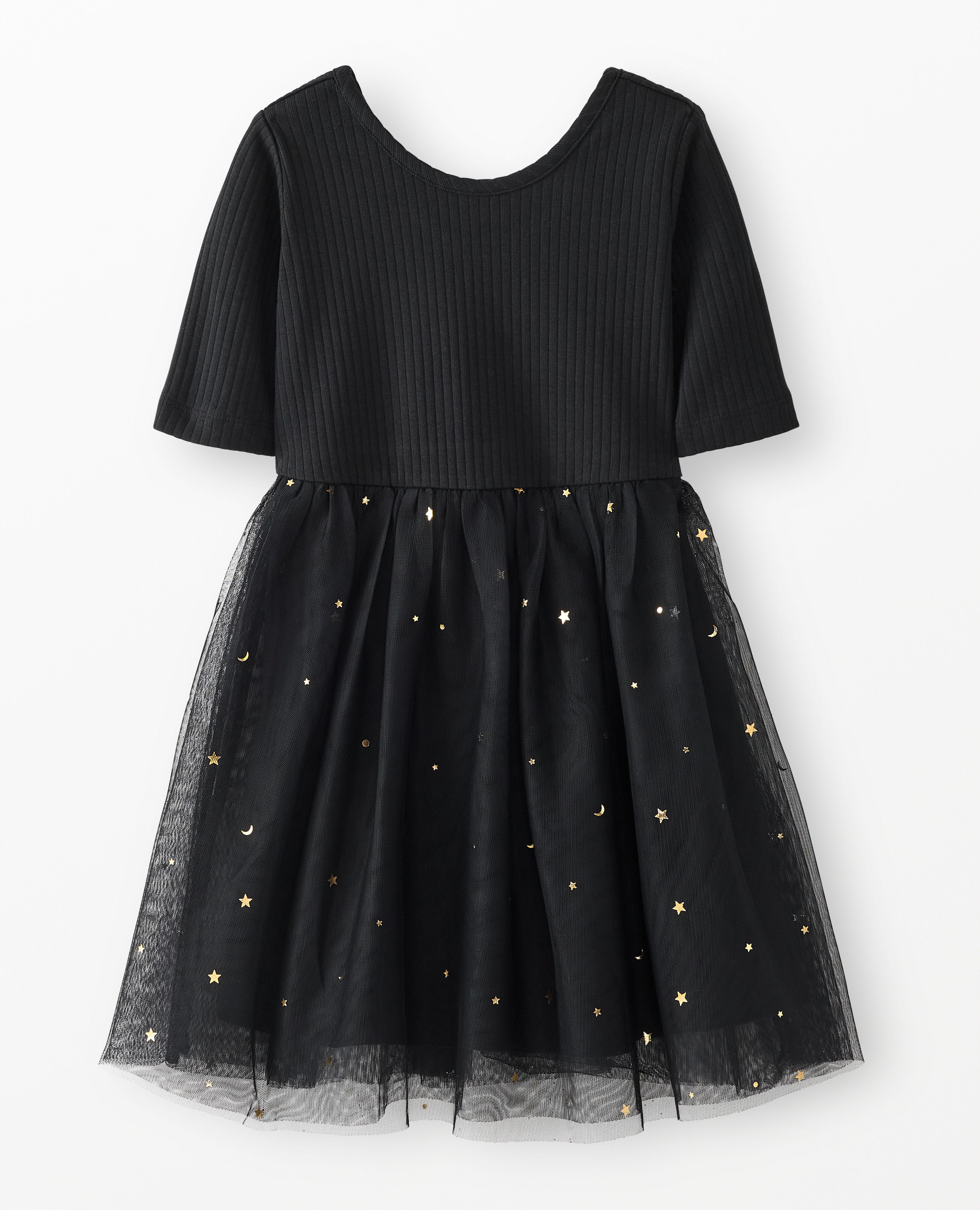 Ribbed Tulle Skater Dress Hanna Andersson