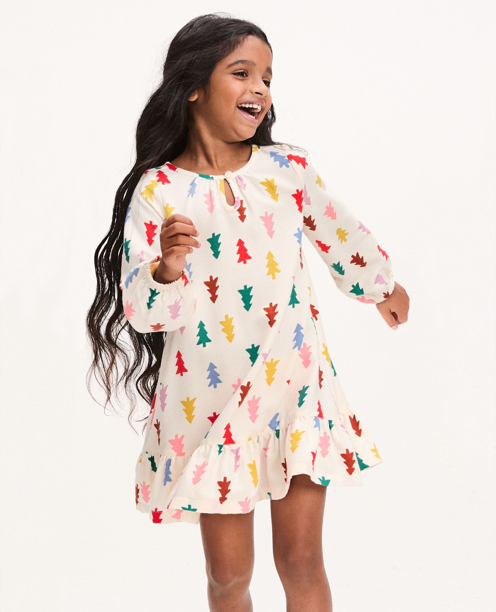 Little girl flannel nightgown clearance