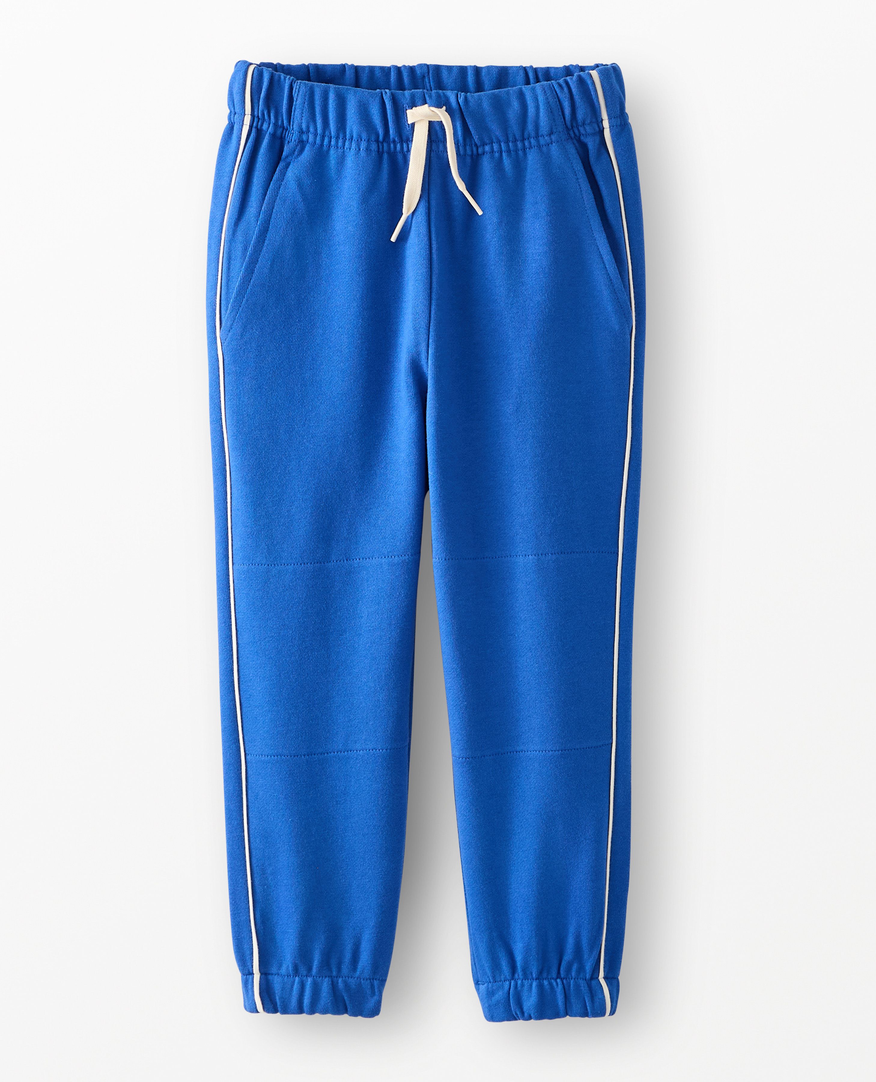 Slim Fit French Terry Double Knee Sweatpants in Happy Blue - main