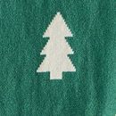 Baby Holiday Sweater Set in Happy Trees on Fir Tree - swatch