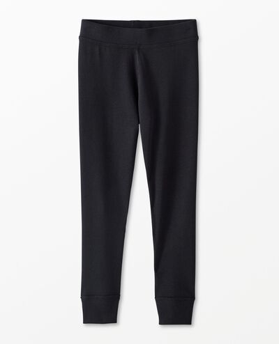 Ribbed Leggings in Black - main