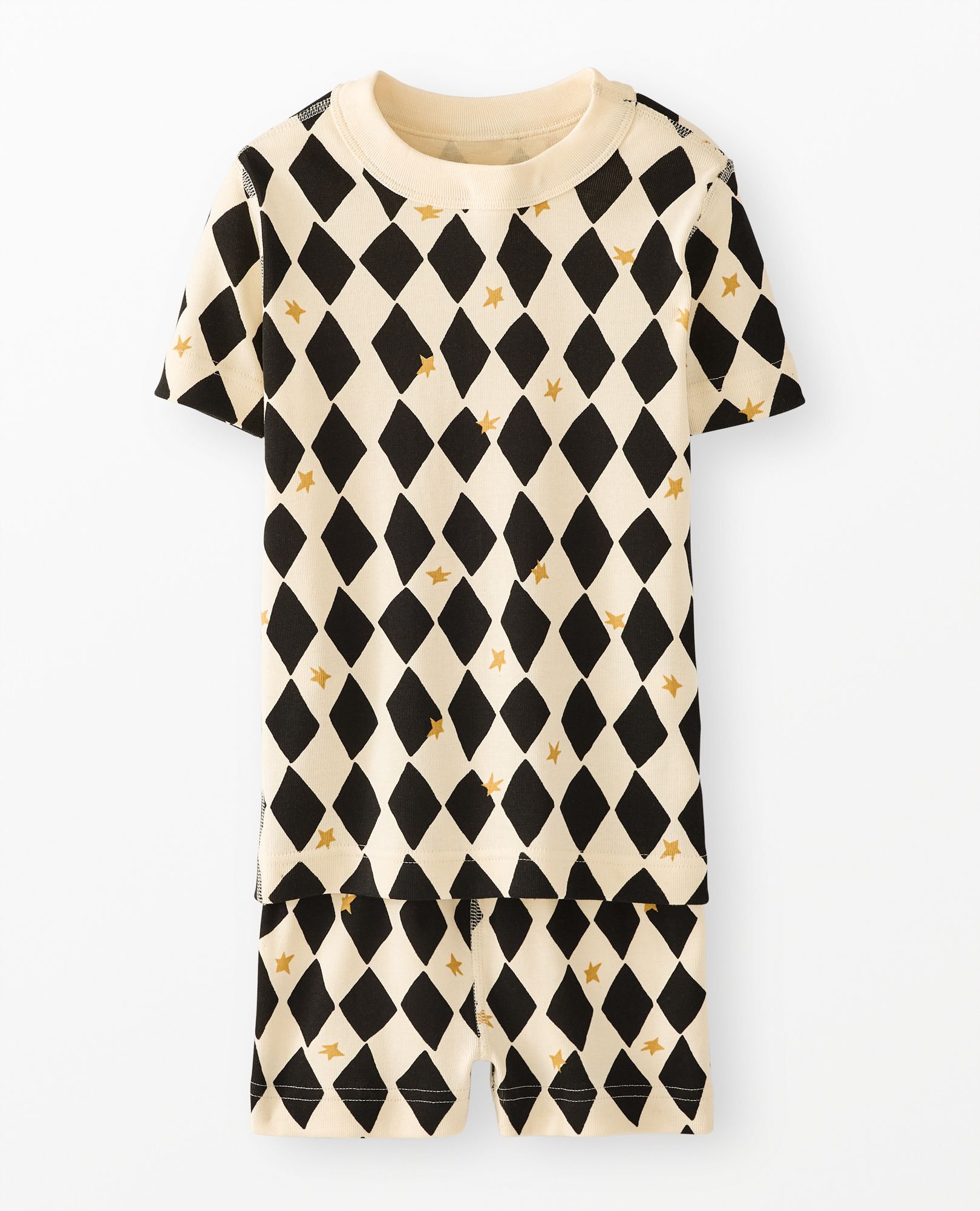 HannaJams™ Pajama Set in Black Harlequin - main