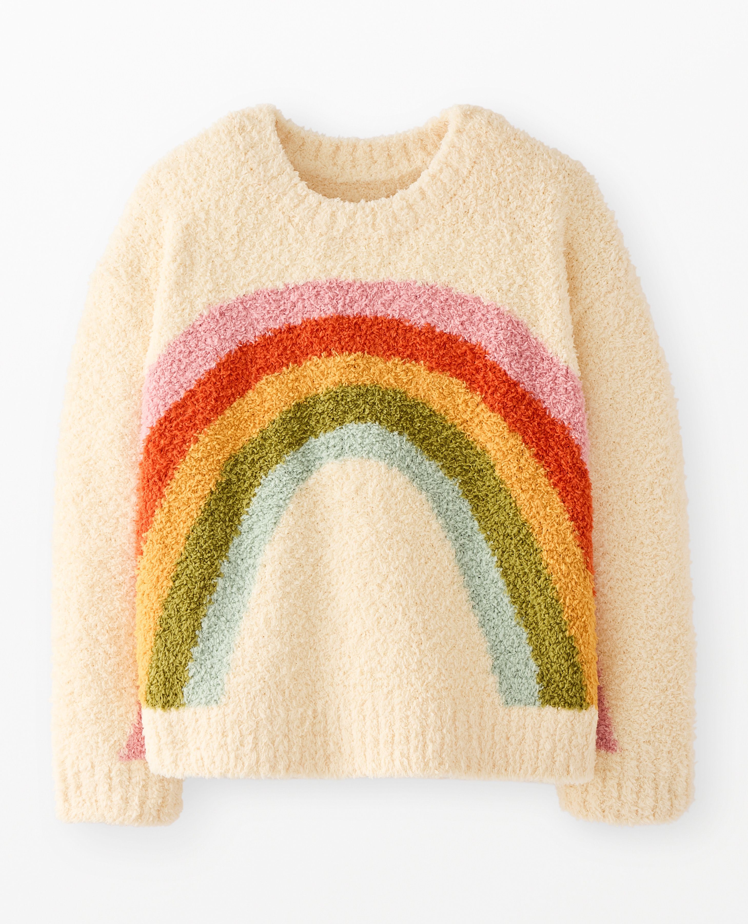 Marshmallow Graphic Sweater in Almond Oil - main