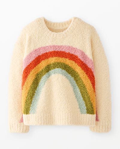 Marshmallow Graphic Sweater in Almond Oil - main