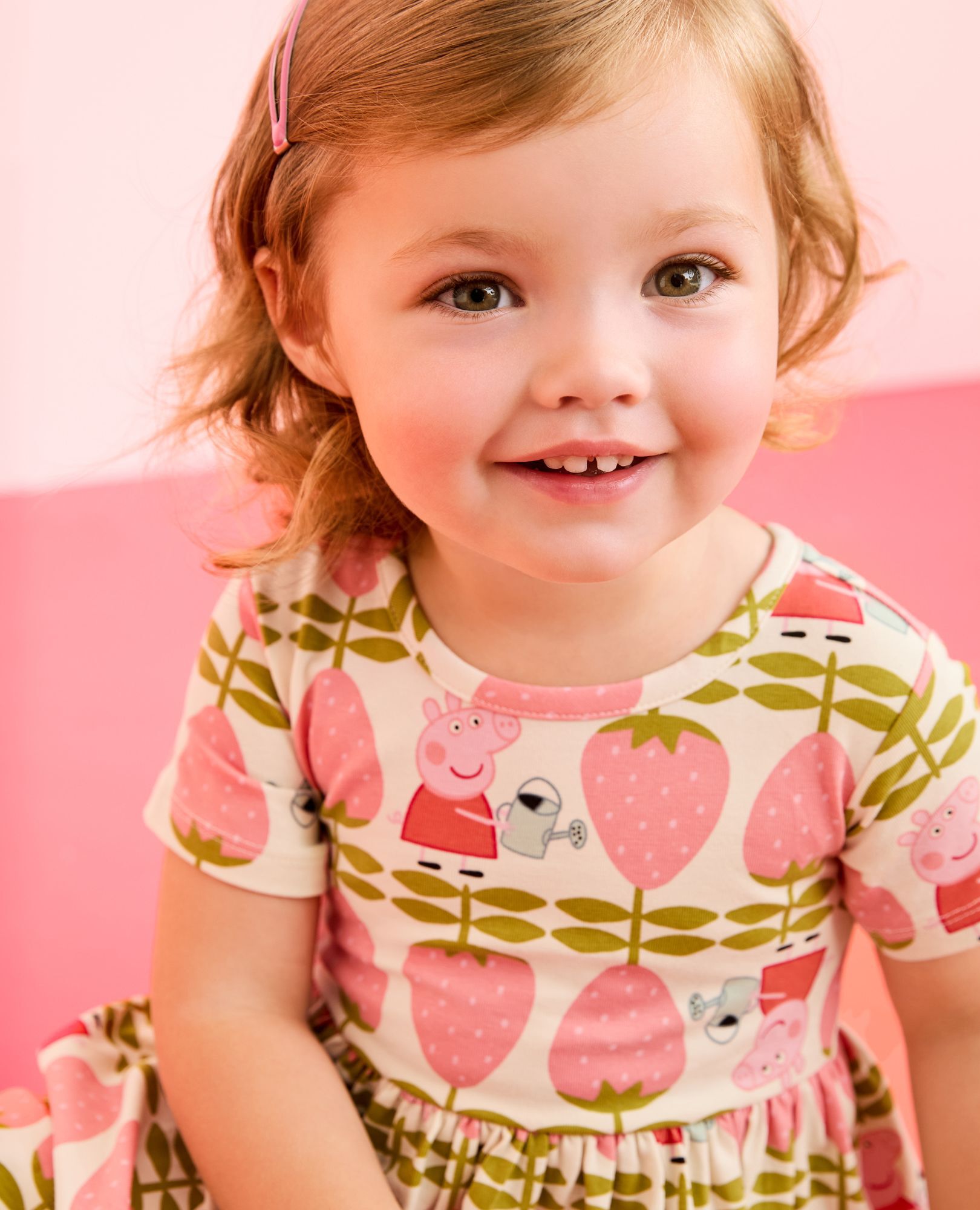 Peppa Pig Skater Dress & Leggings Set in Peppa Strawberry Garden - main