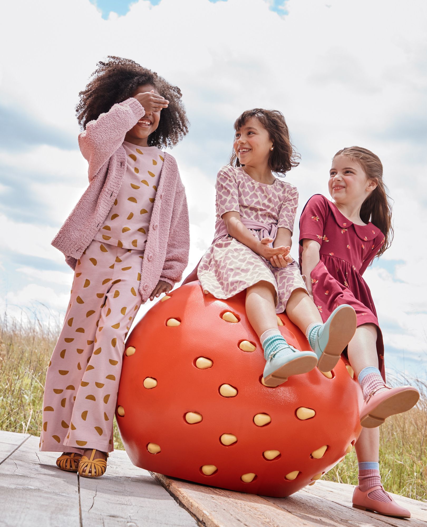 Bracelet Sleeve T-Shirt in Half Moons on Cosmic Purple - main