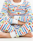 Star Wars™ Long John Pajamas In Organic Cotton in Grogu Love - main