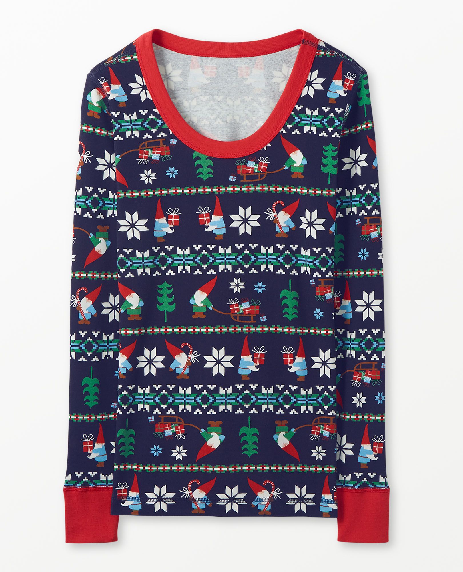 Women's Holiday Long John Pajama Top | Hanna Andersson