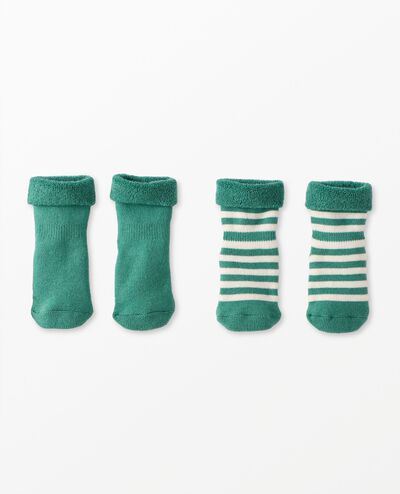 2-Pack Baby Socks in Soft Sage - main