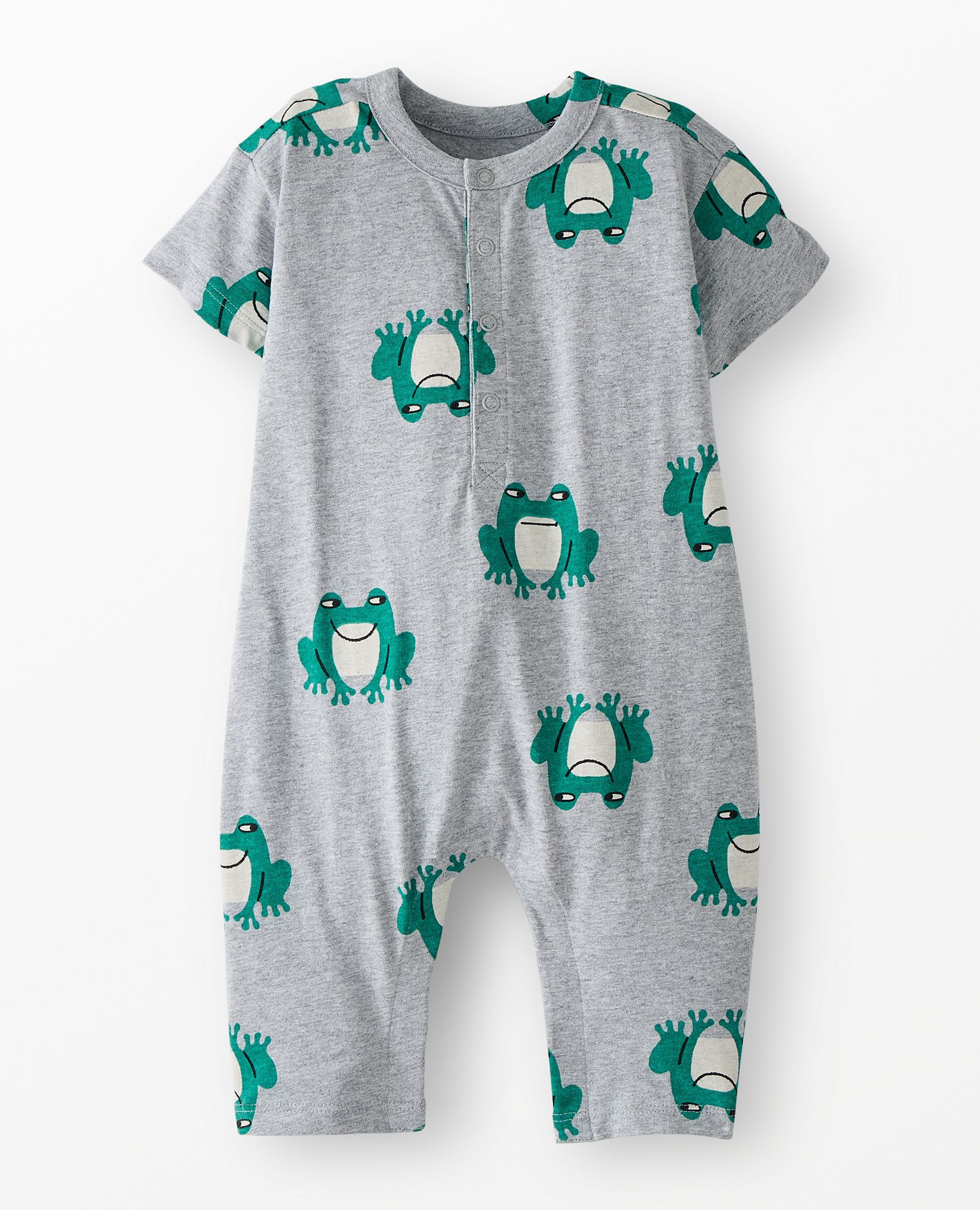 Baby Henley Romper | Hanna Andersson