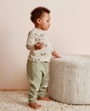 Baby Long Sleeve T-Shirt & French Terry Pants Set in Cars on Pumice Stone - main