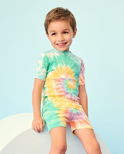 HannaJams™ Pajama Set in Multi-Colored Spiral Tie Dye SU26 - main