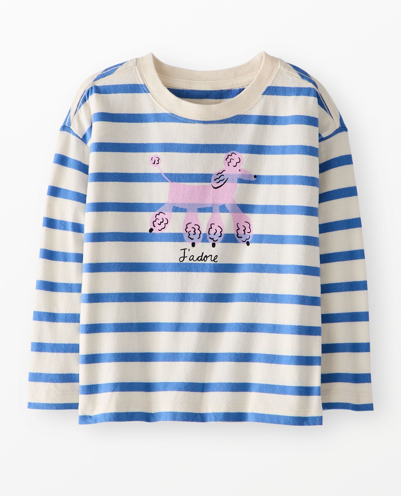 Long Sleeve Graphic T-Shirt in Poodle - main