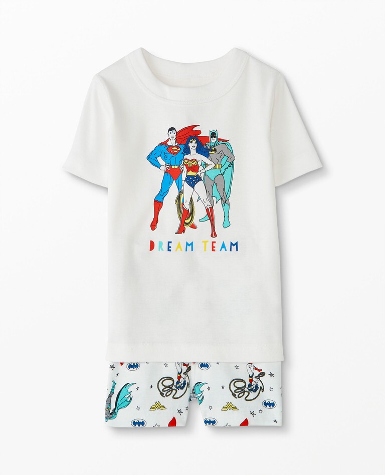 DC Justice League Short John Pajamas In Organic Cotton in Justice League - main