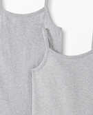 Camisole In Organic Cotton 2-Pack in Heather Grey - main