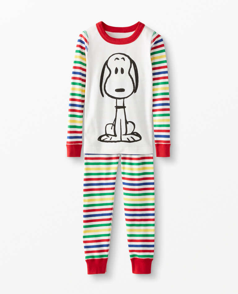 Peanuts Snoopy Long John Pajamas in Shultz's Snoopy - main