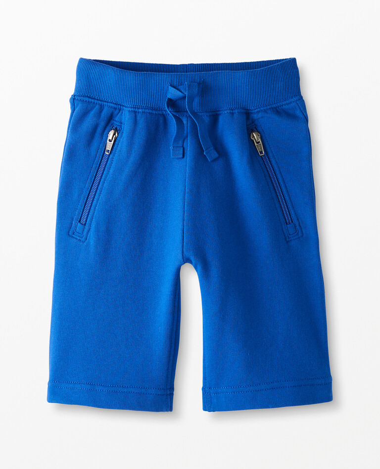 Slim Sweatshorts In French Terry in Baltic Blue - main