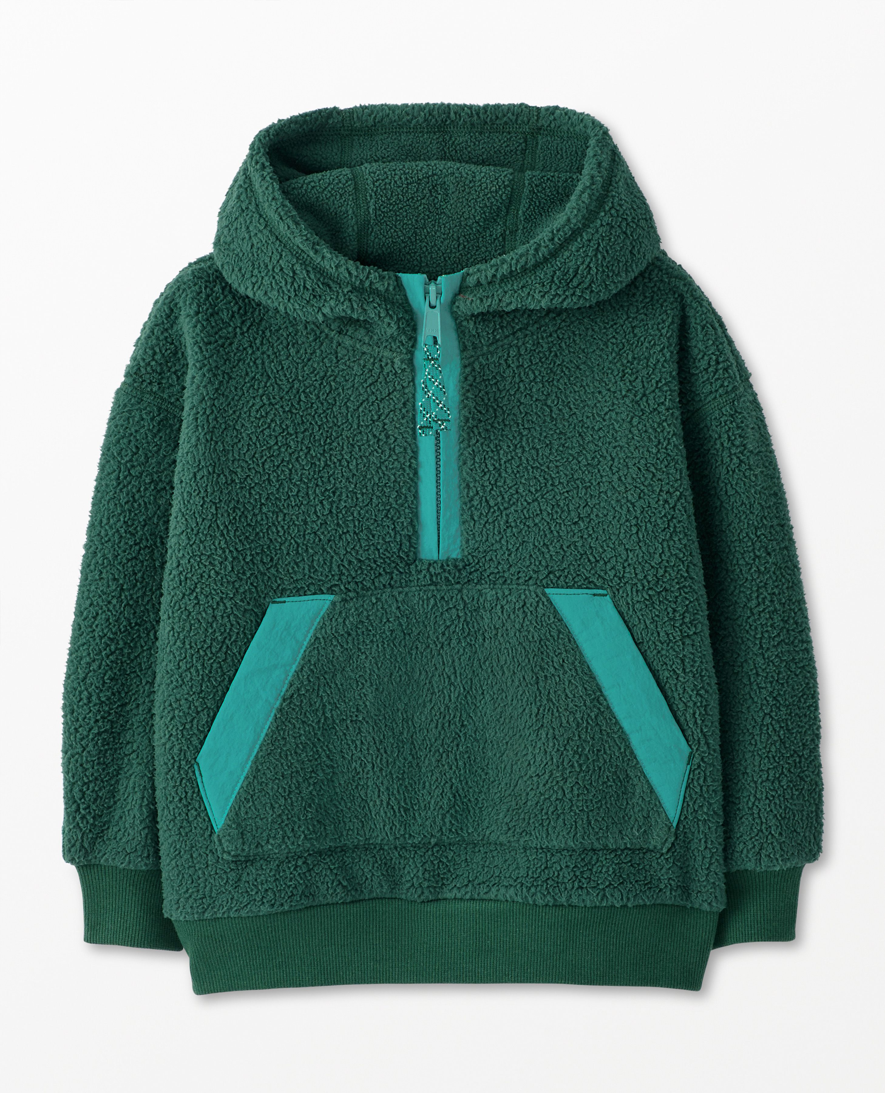 Half Zip Fleece Hoodie