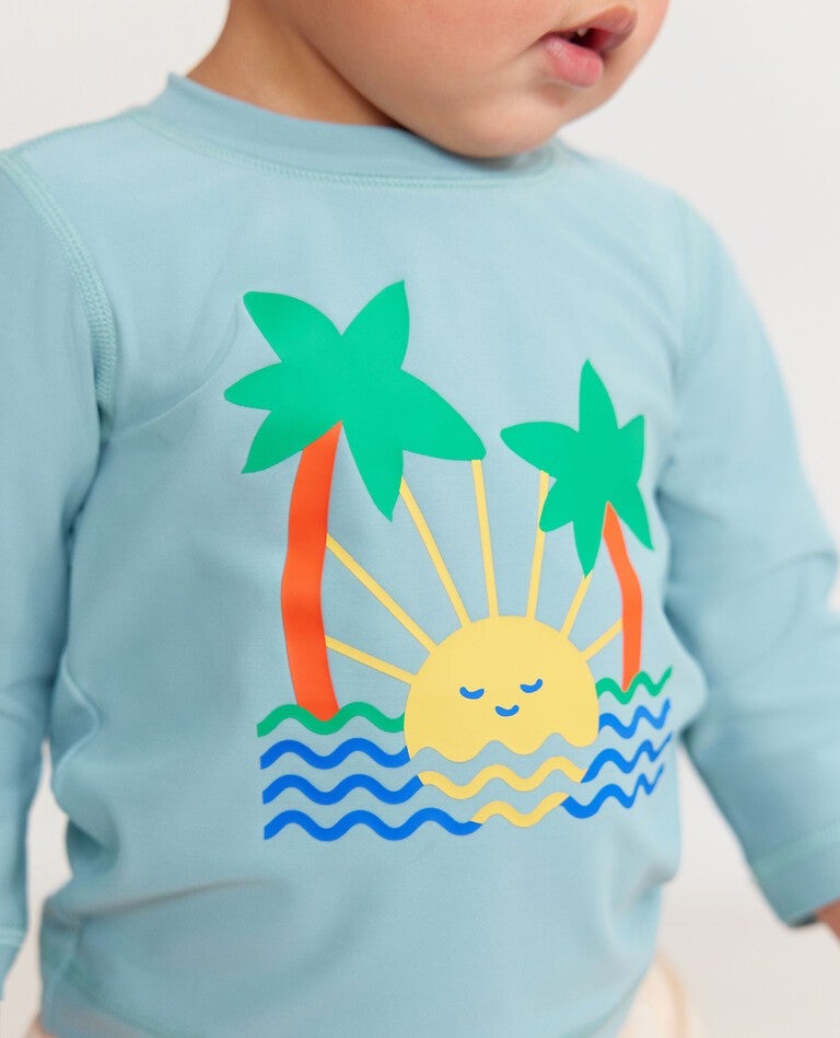 Baby Rash Guard Top & Woven Shorts Set Hanna Andersson