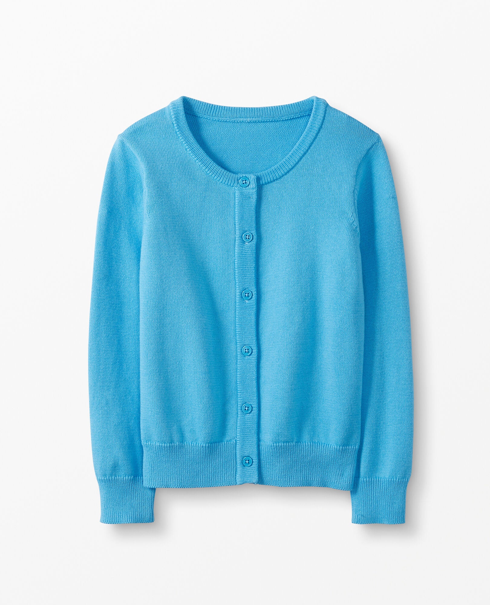 Girls Hanna Andersson Cardigan Sz 100cm turquoise Button front New with tags