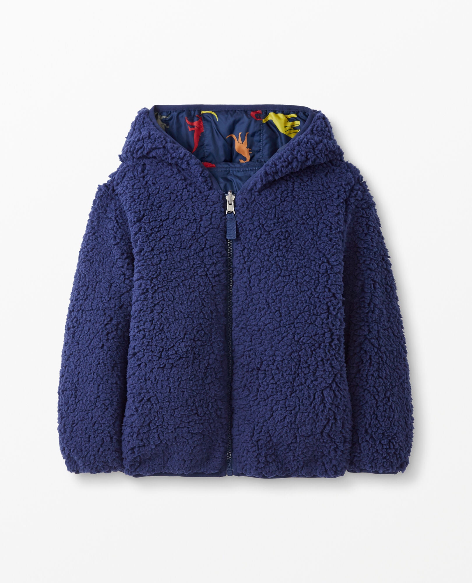 reversible sherpa pullover