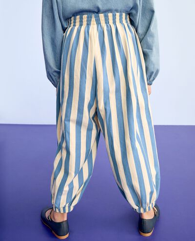 Balloon Pants in Horizon Blue/Almond Oil - main