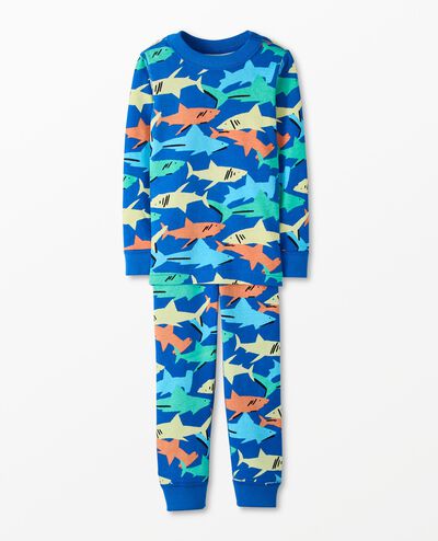 HannaJams™ Pajama Set in Shark Pool - main