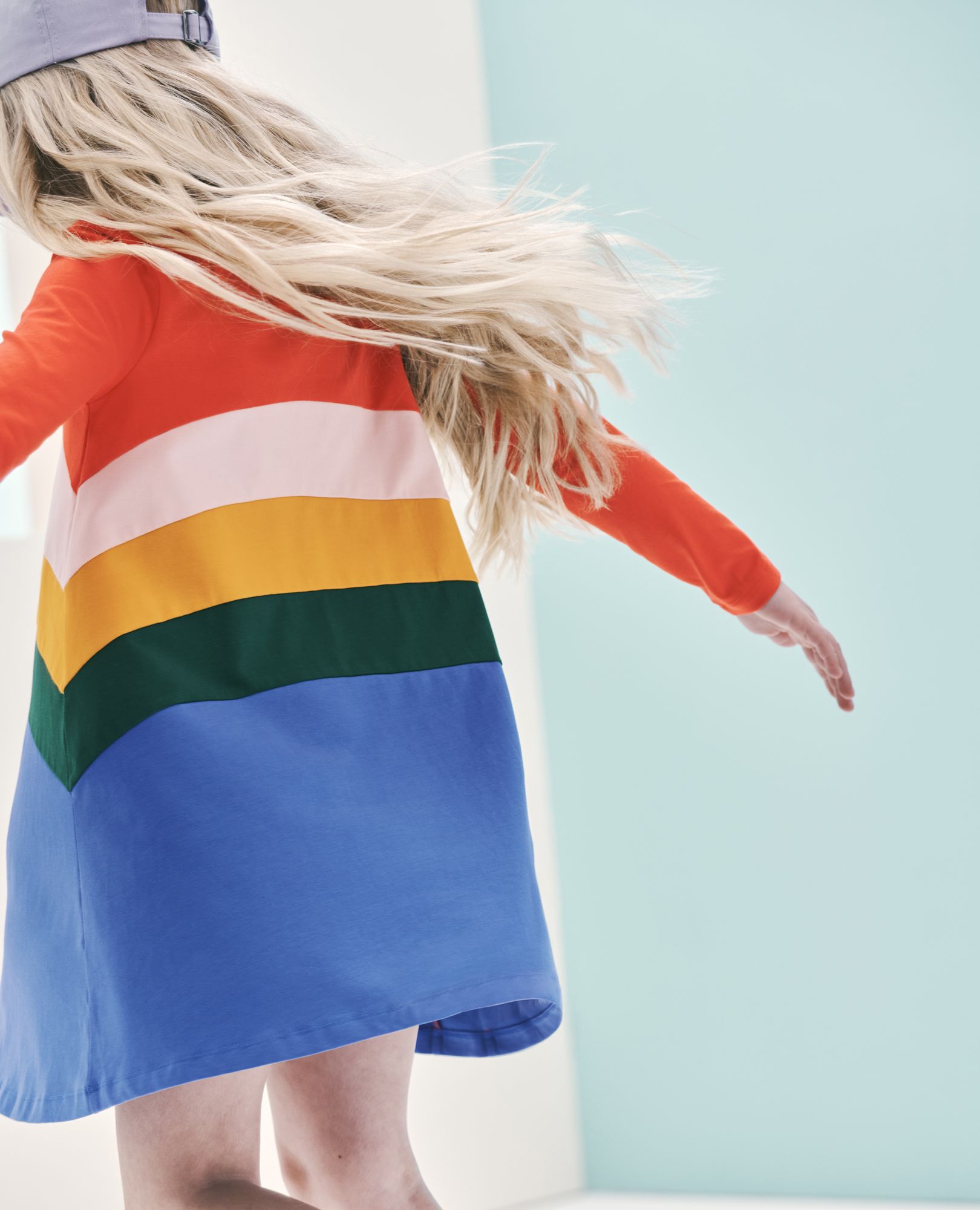 Love j first dress rainbow