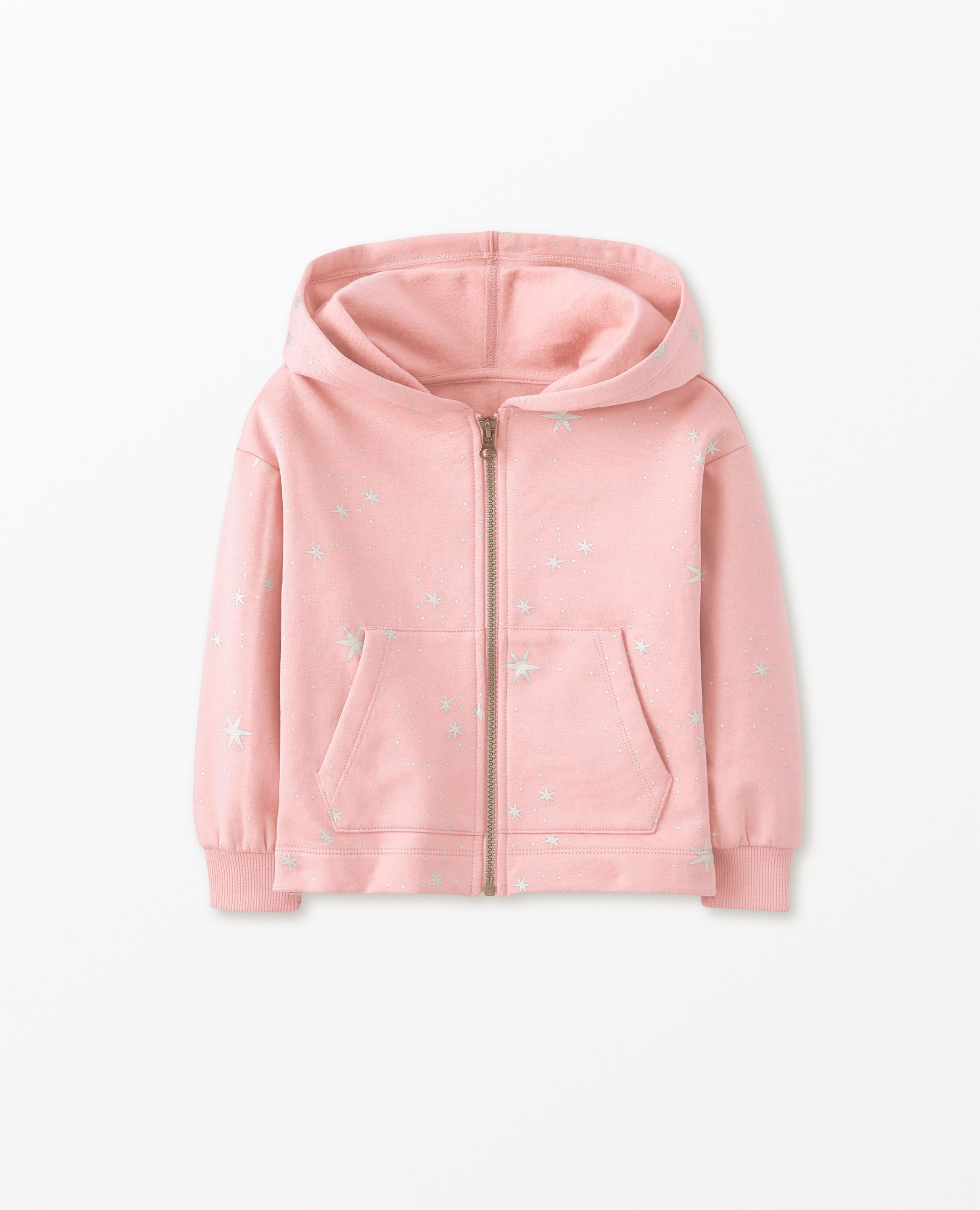 Girls fleece zip up hoodie hotsell