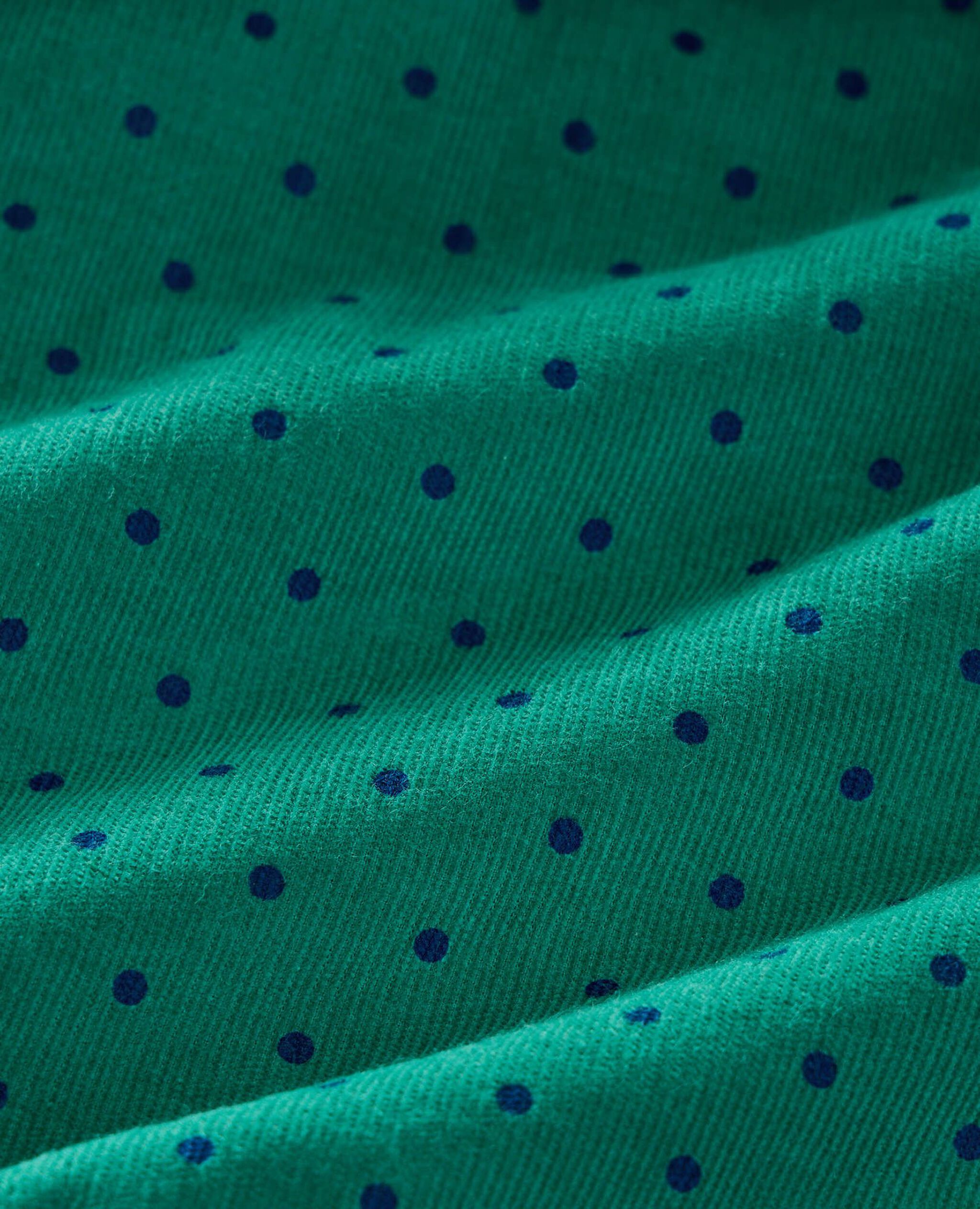 Baby Corduroy Barrel Pants in Tiny Dots on Fir Tree - main