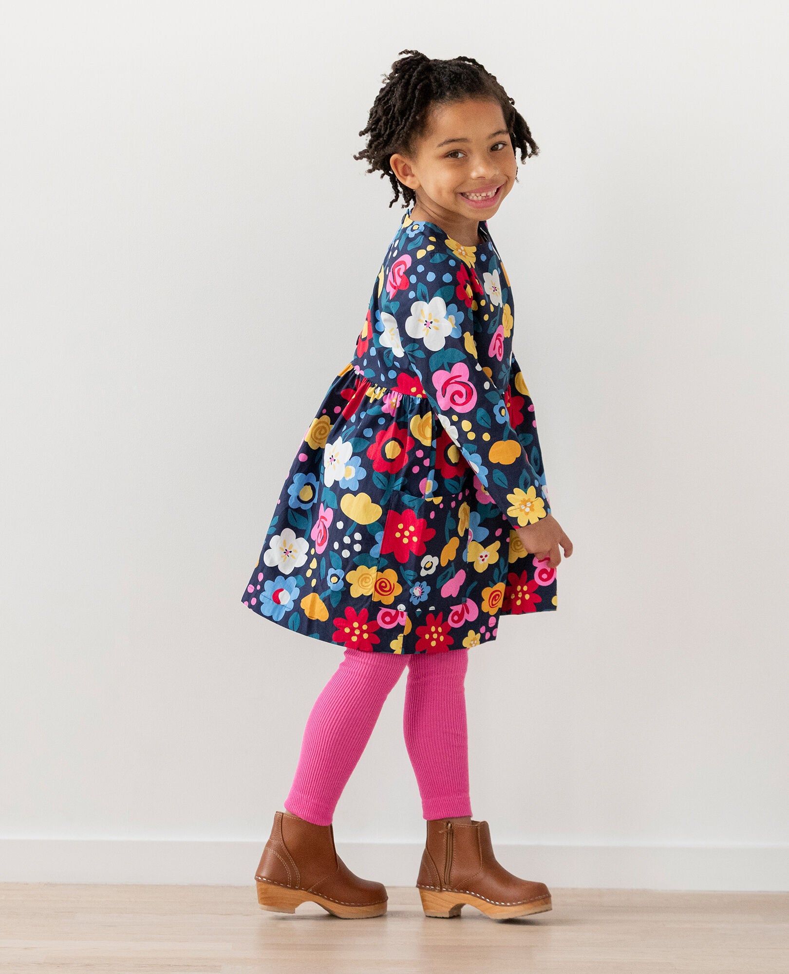 girls dress with tights