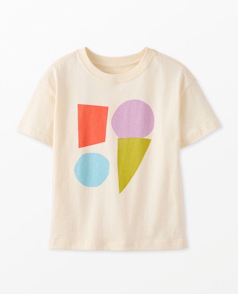 Relaxed Fit Graphic T-Shirt in Ice Cream Summer - main