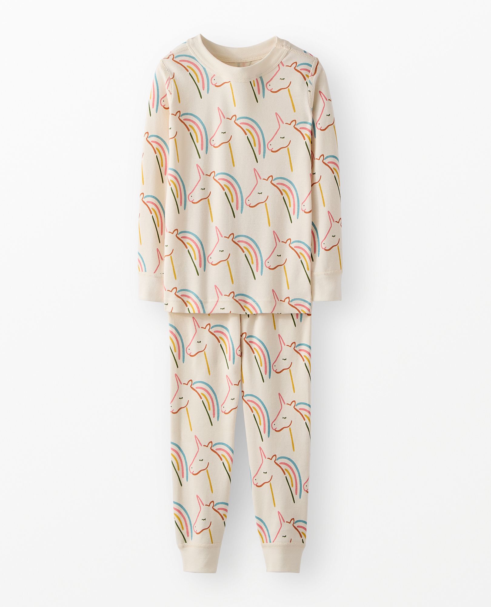 HannaJams™ Pajama Set in Paige the Unicorn on Ecru - main