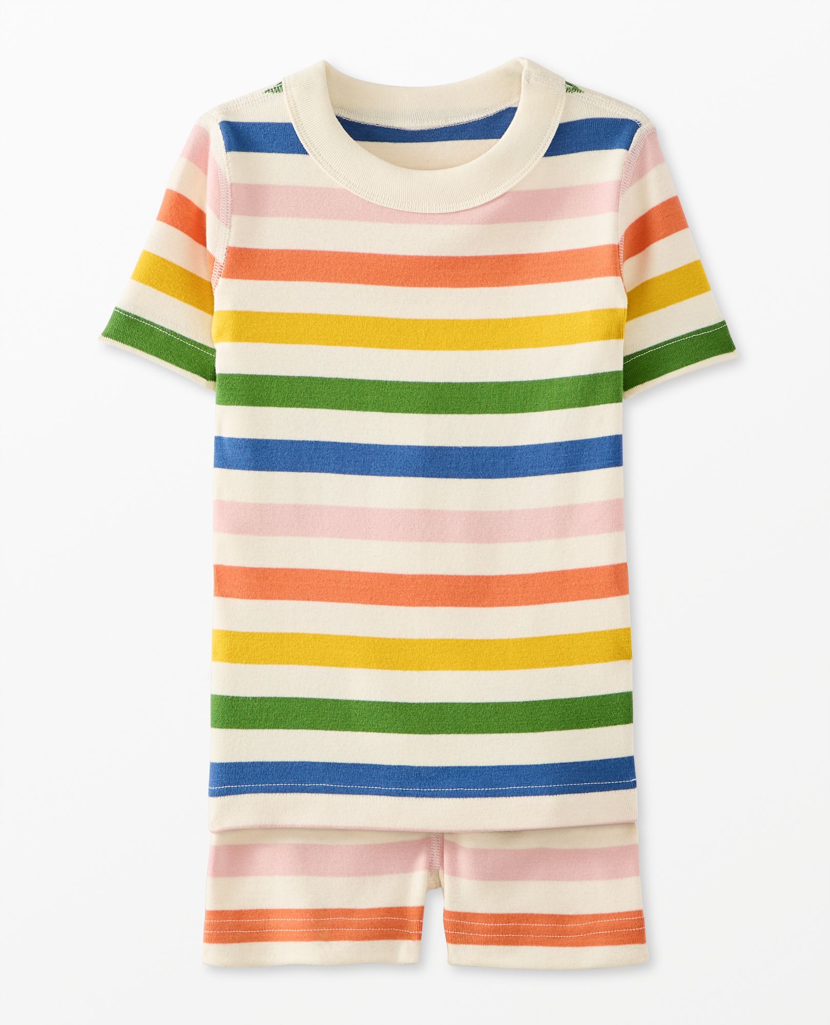 Birthday HannaJams™ Pajama Set in Summer Rainbow Stripe - main