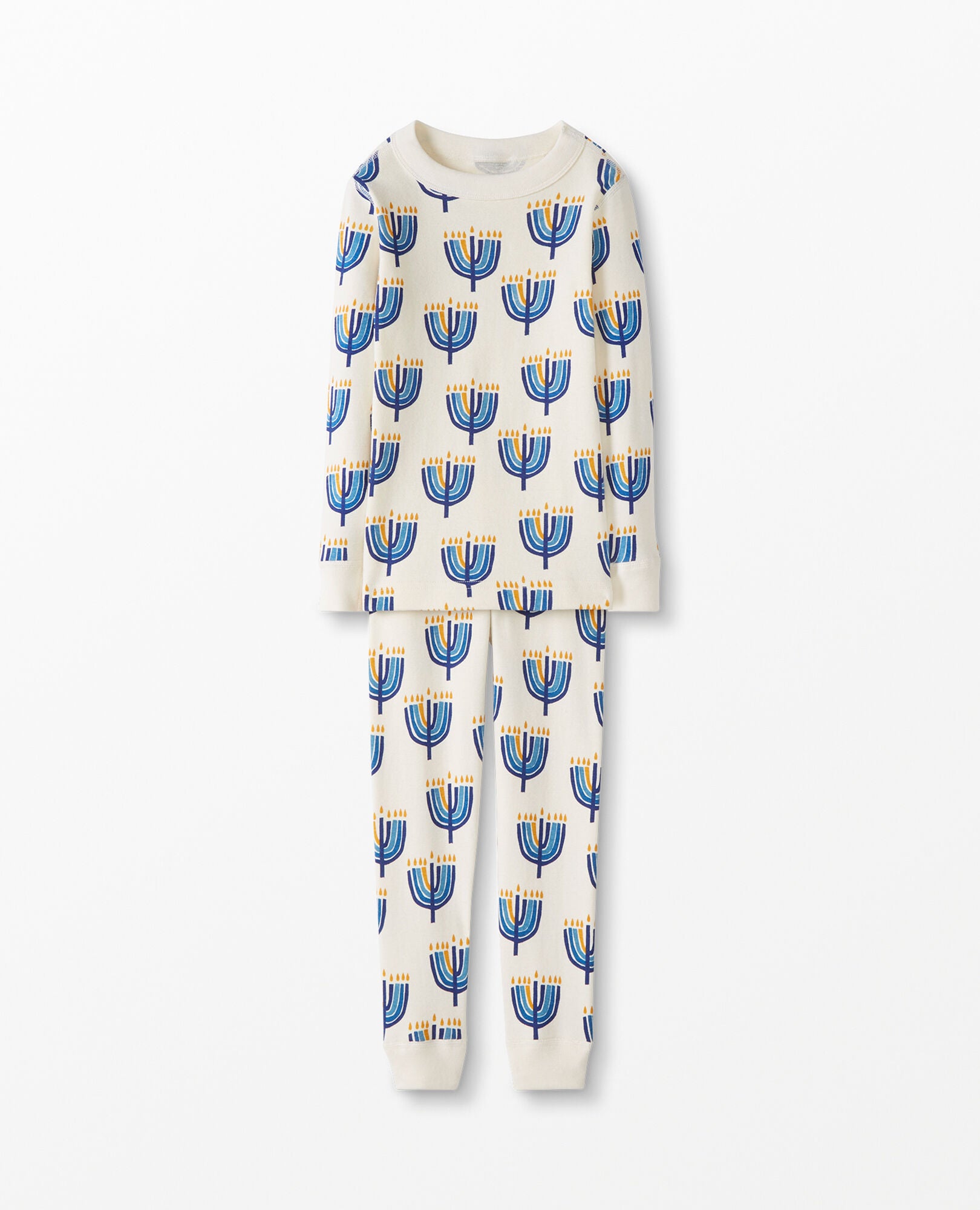 Holiday Print Long John Pajama Set Hanna Andersson